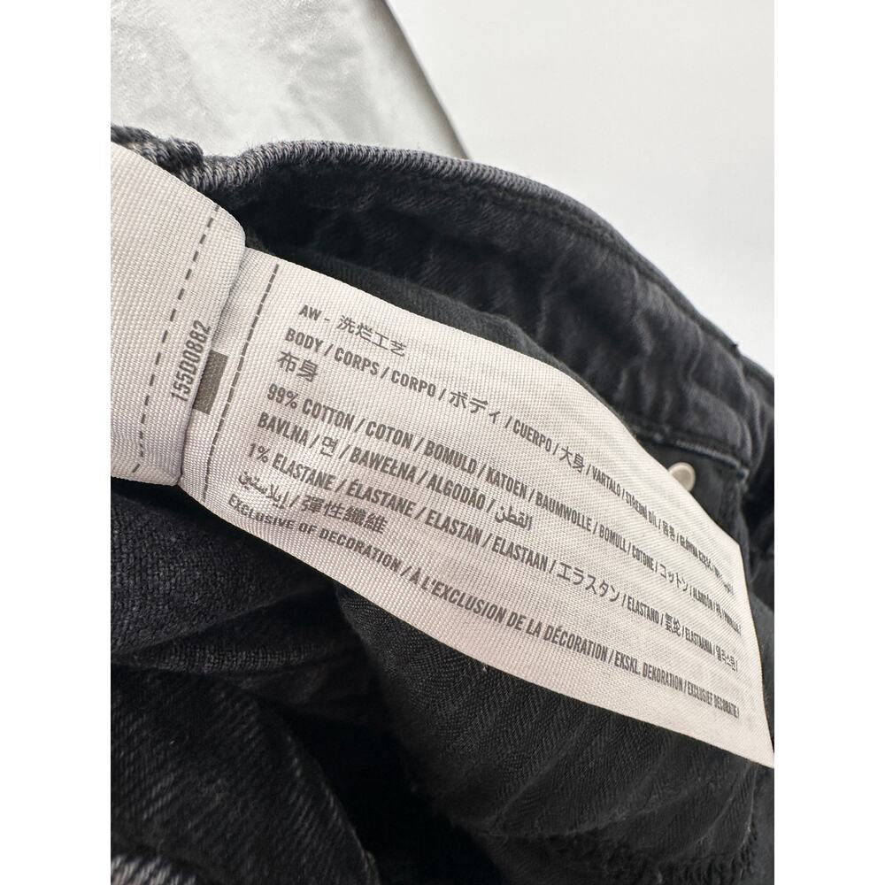 ABERCOMBIE & FITCH The Dad High Rise Black Denim Jean // 14 Long - Picture 8 of 9